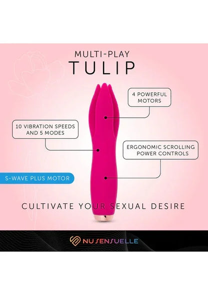 TulipMulti-PlayVibratorbyNuSensuelle10 @ Happytoys Sexshop: online sex shop for Feeling Happy & Easy 😊 the erotic store owned by a woman