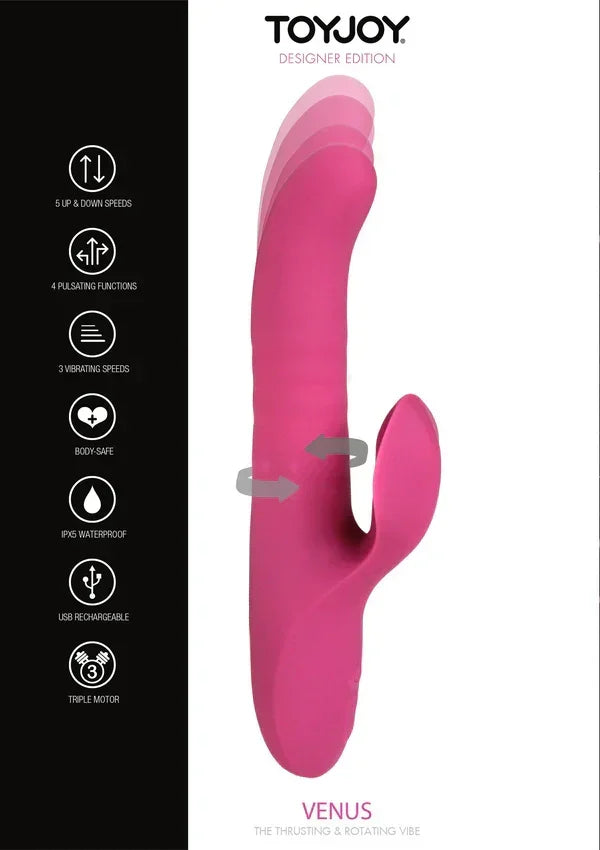 VenusThrusting-RotatingVibebyToyJoy9 @ Happytoys Sexshop: online sex shop for Feeling Happy & Easy 😊 the erotic store owned by a woman