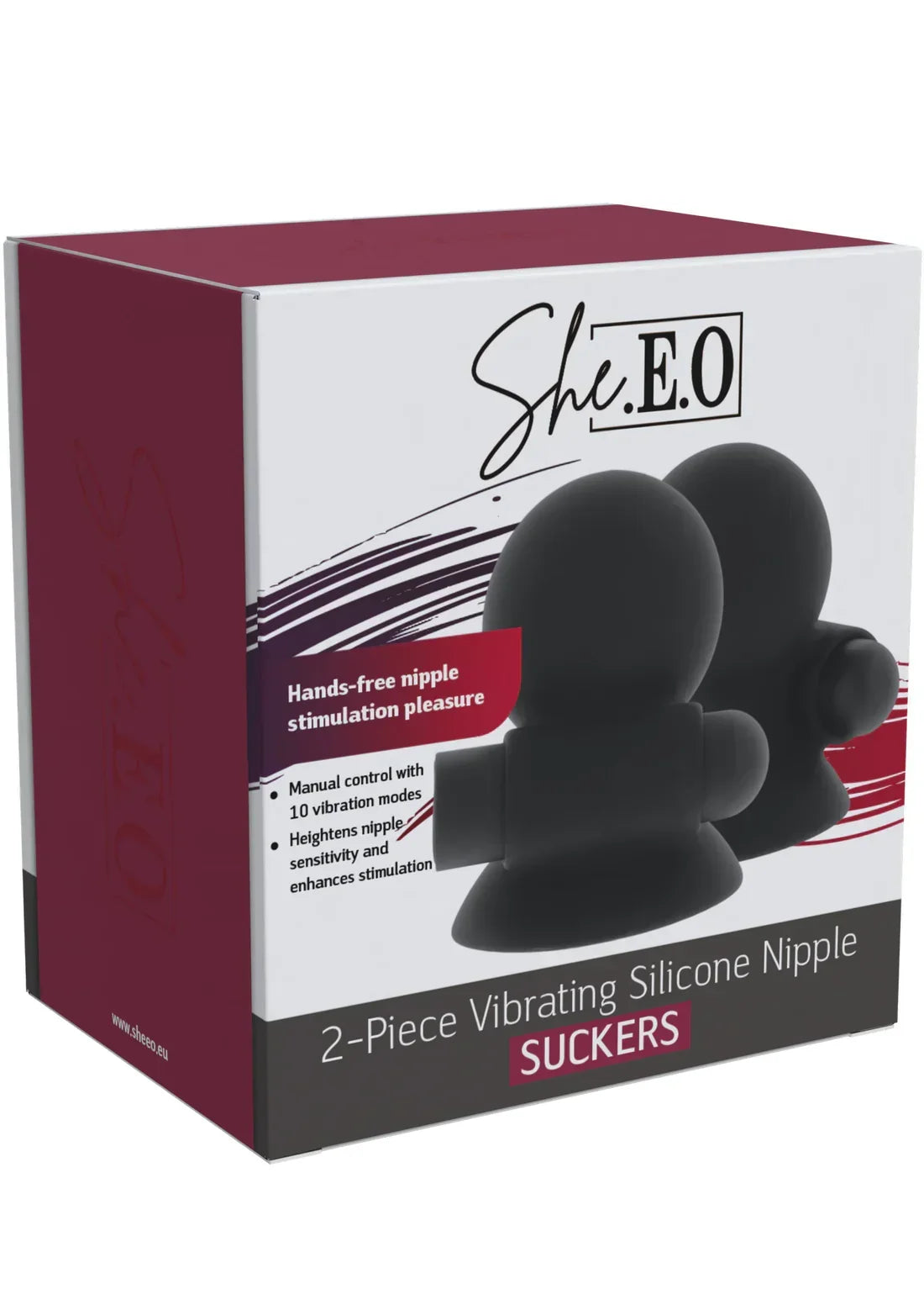 VibratingNippleSuckersbyShe.E.O.2 @ Happytoys Sexshop: online sex shop for Feeling Happy & Easy 😊 the erotic store owned by a woman