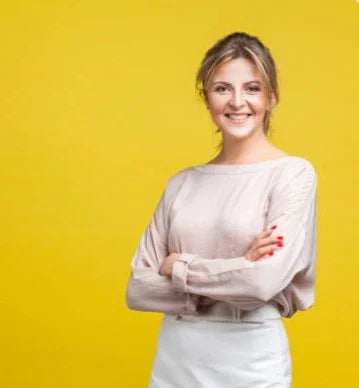 Woman_Yellow_background @ Happytoys Sexshop: online sex shop for Feeling Happy & Easy 😊 the erotic store owned by a woman