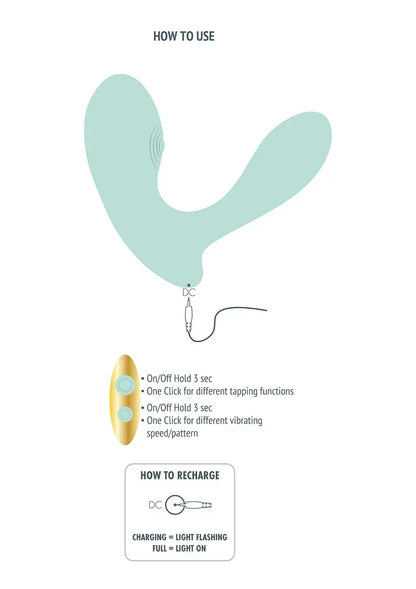 XocoonDuoVibeIITappingVibrator7 @ Happytoys Sexshop: online sex shop for Feeling Happy & Easy 😊 the erotic store owned by a woman