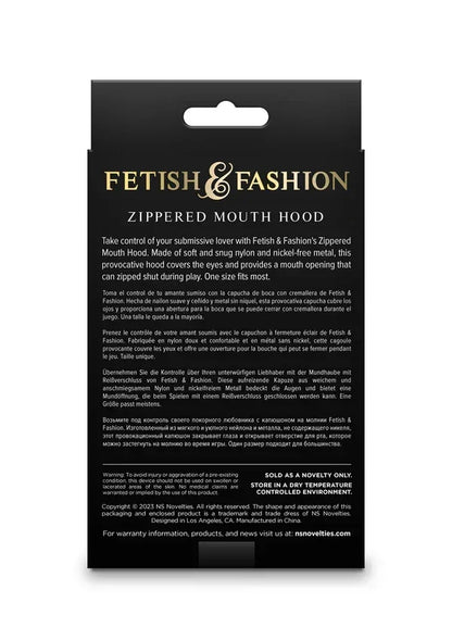 ZipperedMouthHoodbyNSNovelties5 @ Happytoys Sexshop: online sex shop for Feeling Happy & Easy 😊 the erotic store owned by a woman