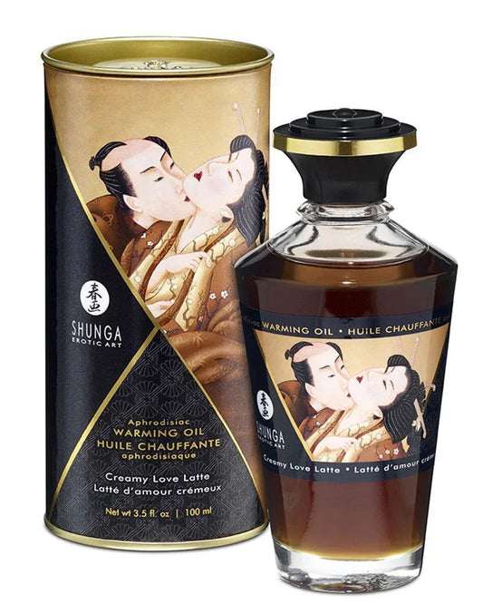 shunga-warming-oil-creamy-latte-100-ml_01_5141098c-507d-47e9-ac53-f7a12aee0520 @ Happytoys Sexshop: online sex shop for Feeling Happy & Easy 😊 the erotic store owned by a woman